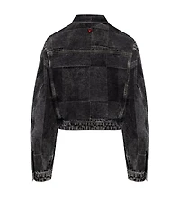 Pcfg Women's Your Itch Colorblocked Denim Jacket
