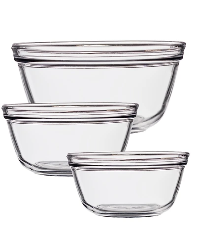 Anchor Hocking Essentials Set of 3 Mixing Bowls