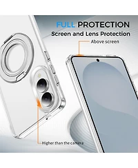 Alpha Digital SAMSUNGGalaxy S25 Series Case: Magnetic Ring Stand, Shockproof