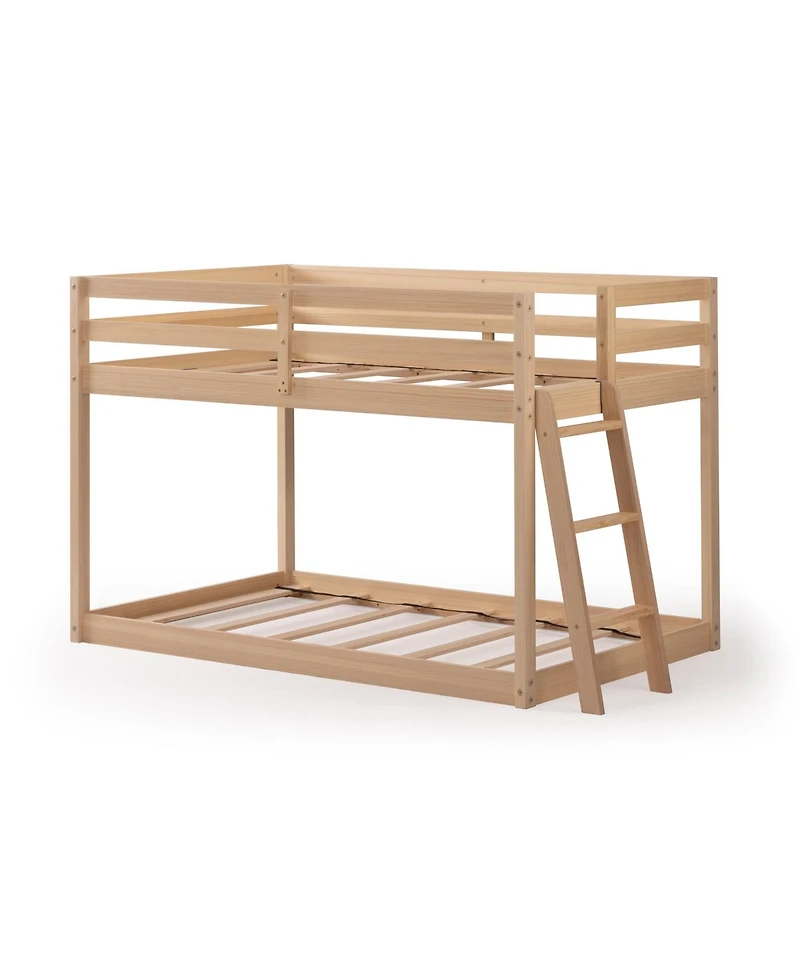 Grain & Grove Bear Plywood Twin/Twin Low Bunk