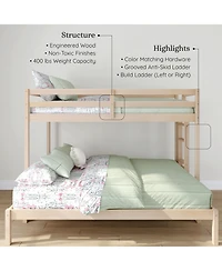 Grain & Grove Bear Plywood Twin Xl Queen Bunk Embossed
