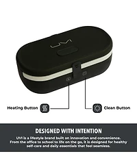 Uvi Plus Self-Heating Lunch Box with Usb-c Cord and Uv Light Sanitizer
