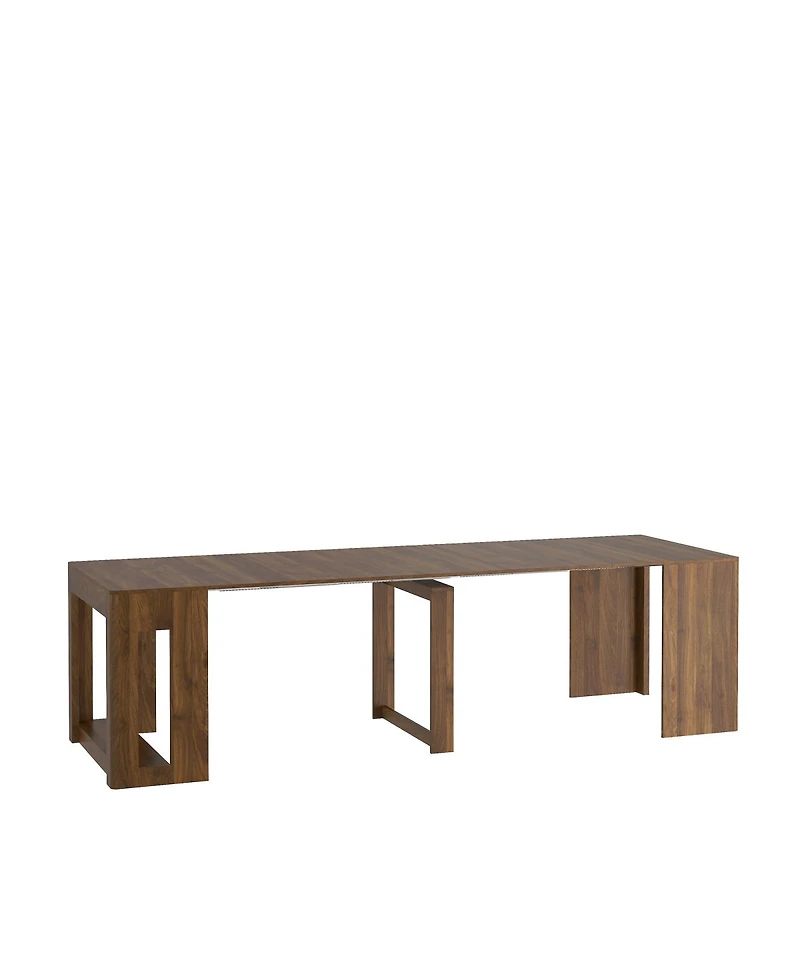 Streamdale Furniture Extendable Foldable Multifunctional Wood Dining Table
