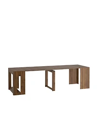 Streamdale Furniture Extendable Foldable Multifunctional Wood Dining Table