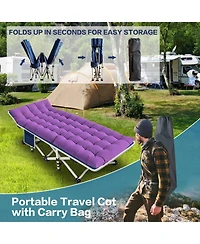 Aofar 2 Pack Camping Bed Folding Mattress Portable Sleeping Cot