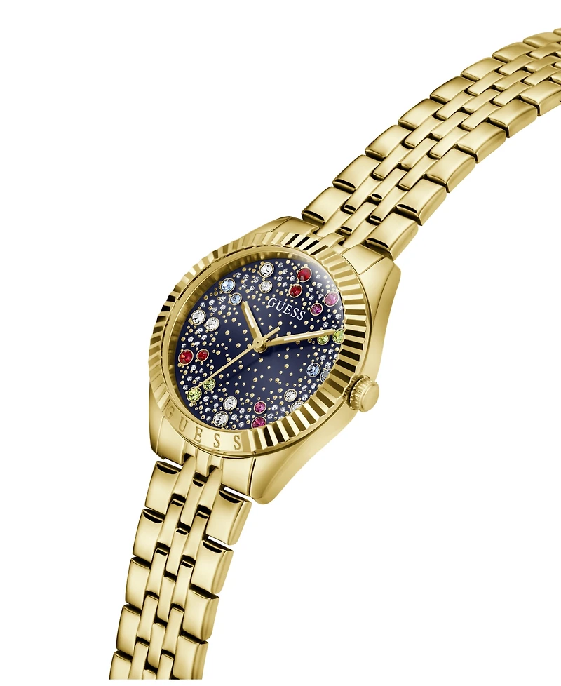 Guess Women's Quartz Gold-Tone Stainless Steel Watch 32mm