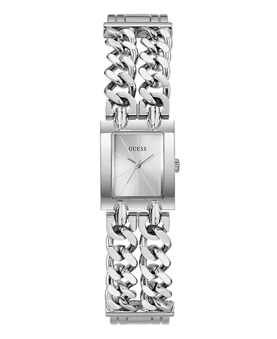 Guess Women's Quartz Silver-Tone Stainless Steel Watch 20mm