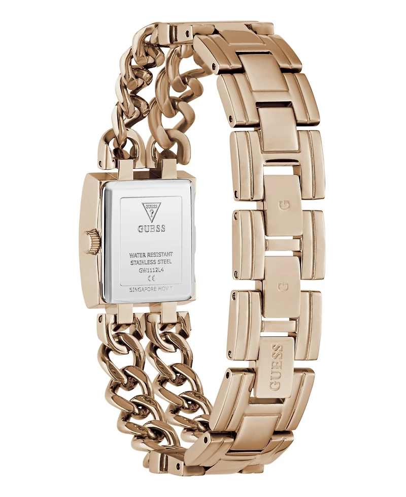 Guess Women's Quartz Rose Gold-Tone Stainless Steel Watch 20mm
