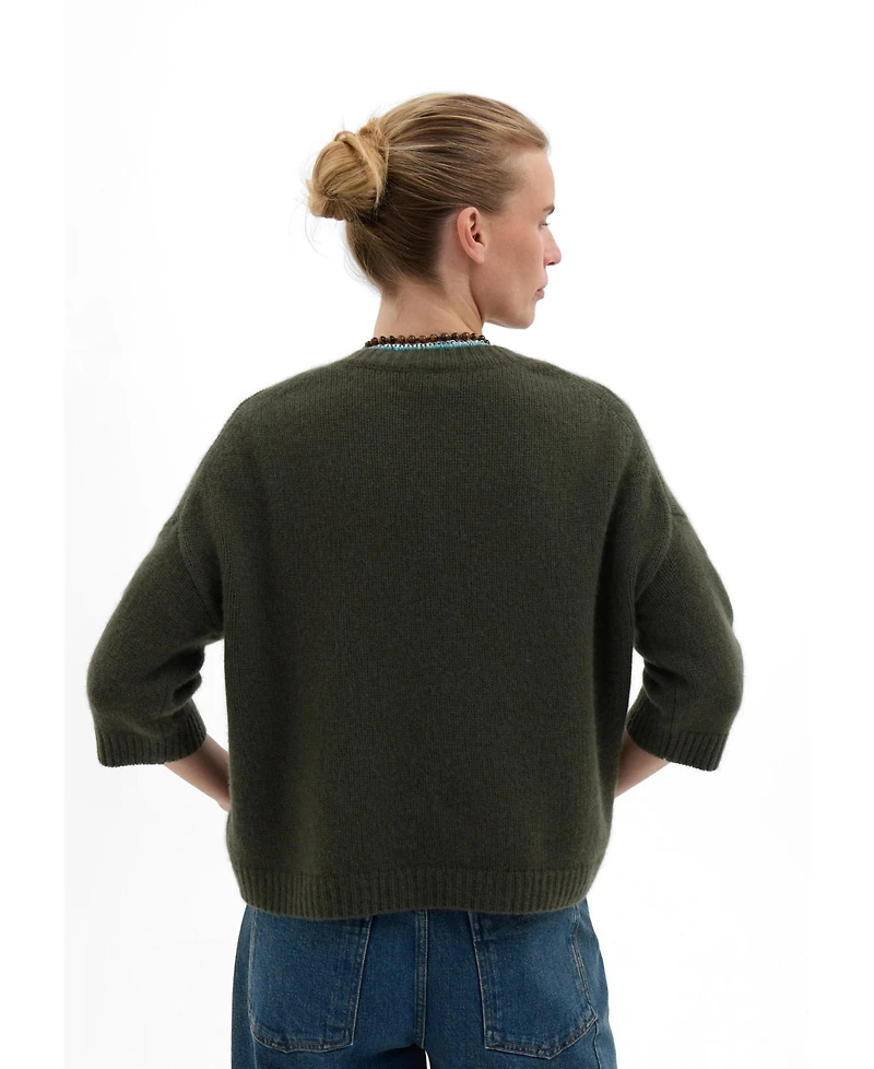Hush Women's Cherrie Chunky Cashmere Jumper