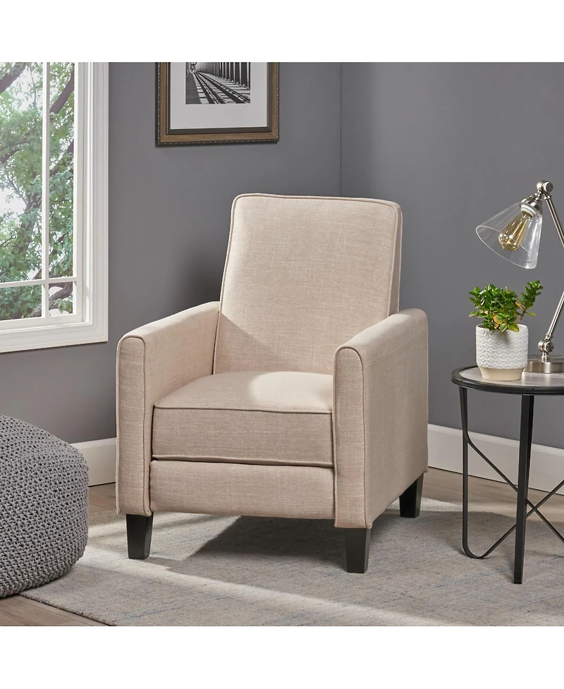 Streamdale Furniture Push Back Recliner with Beech Legs