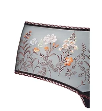 Lascana Women's Sheer Embroidered Cheeky Panty