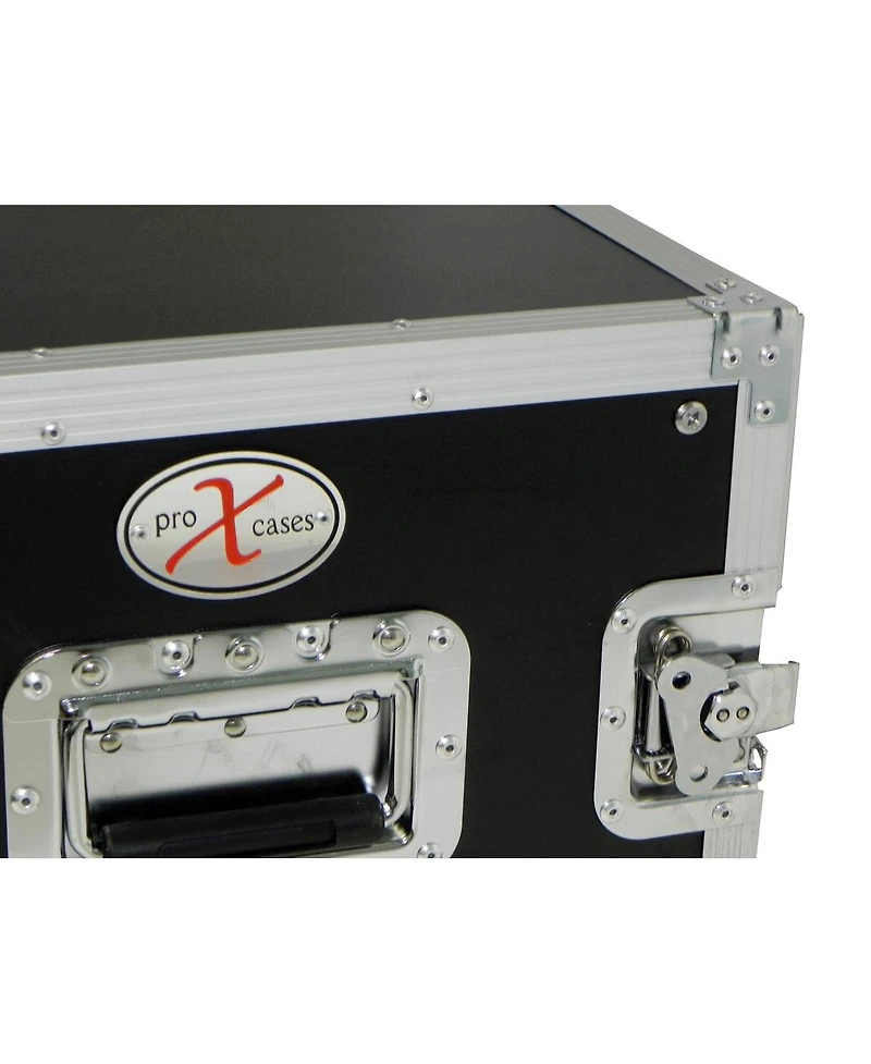 ProX X-8UE Ata-300 Style 8U Deluxe Effects Dual Rail Rack Case with Handles, 14 inches Deep