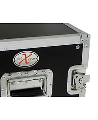 ProX X-8UE Ata-300 Style 8U Deluxe Effects Dual Rail Rack Case with Handles, 14 inches Deep