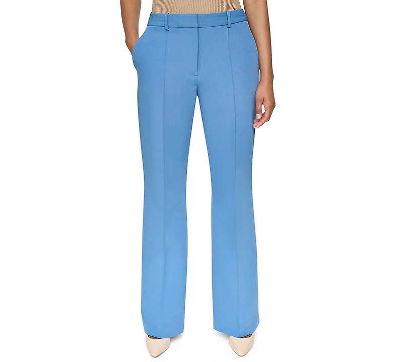 Dkny Women's High-Rise Straight-Leg Full-Length Pants