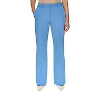 Dkny Women's High-Rise Straight-Leg Full-Length Pants