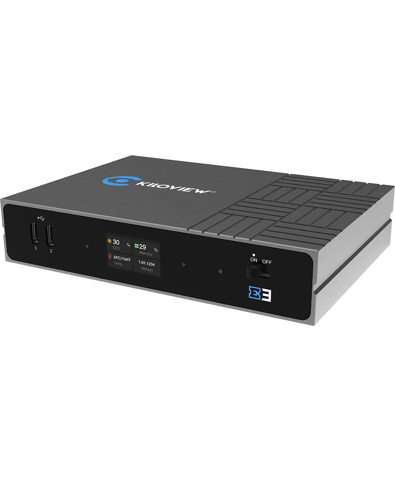Kiloview E3 Dual-Channel 4K Hevc Video Encoder Compatible with Hdmi and 3G-sdi