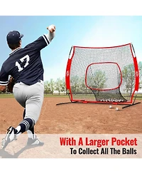 Aoligeijs 6ft Baseball Field Training Equipment