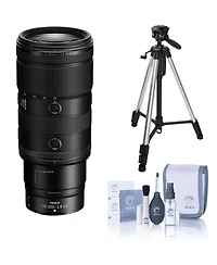 Nikon Nikkor Z 70-200mm f/2.8 Vr S Ii Lens, Bundle with 3-Section Tripod and Cleaning Kit