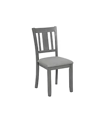 Streamdale Furniture 5-Piece Modern Rectangular Dining Set with 4 Upholstered Chairs