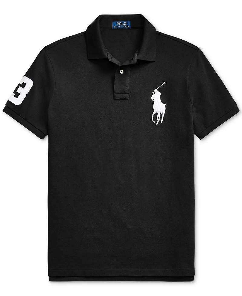 Polo Ralph Lauren Men's Big Pony Custom Slim Fit Mesh