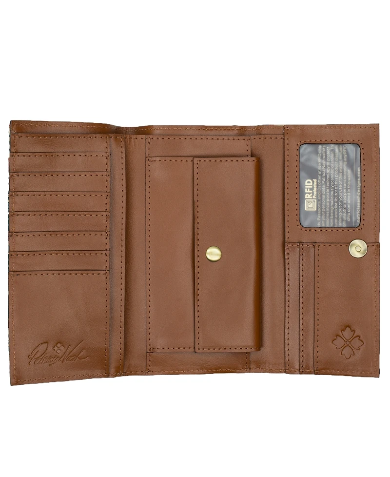 Patricia Nash Teressa Leather Snap Wallet