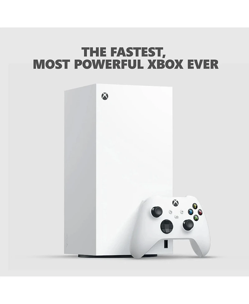 Microsoft Xbox Series X 1TB Digital Console with Extra Controller, Charge Dock, MightySkins Code and 1 Year Warranty