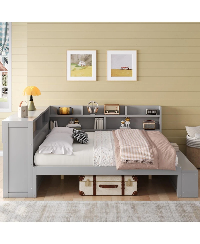 Streamdale Furniture Daybed with Storage Cabinets