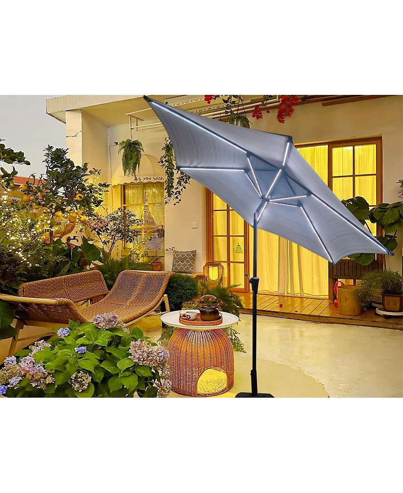 Streamdale Furniture 9Feet Umbrella and Stripes