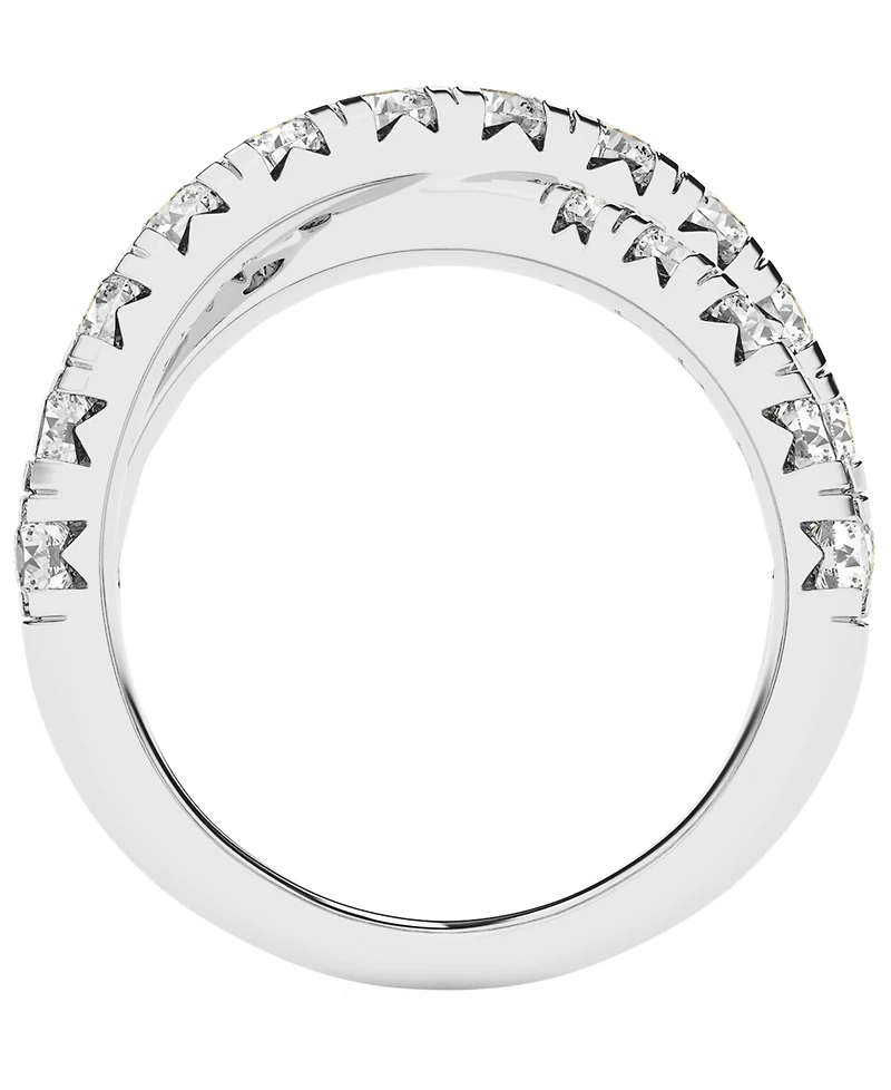 Forever Grown Diamonds Lab-Grown Diamond Ring (2 ct. t.w.) Sterling Silver