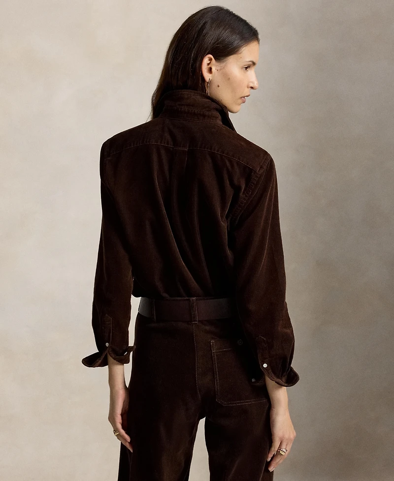 Polo Ralph Lauren Women's Classic-Fit Cotton Corduroy Shirt