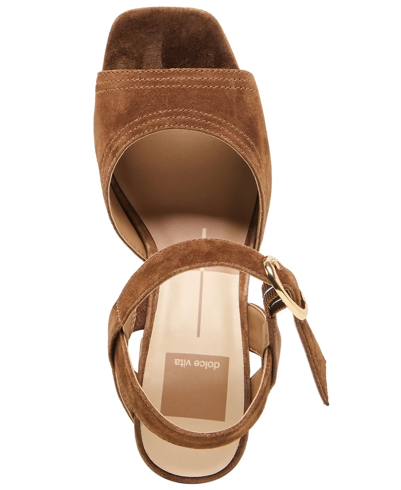 Dolce Vita Women's Fatima Two-Piece Platform Block Heel Dress Sandals