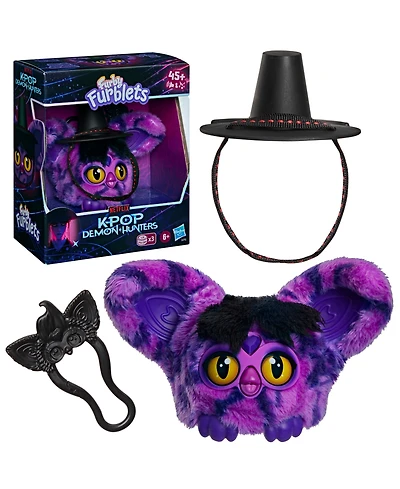 Furby KPop Demon Hunters Saja Boy Demon Mini Interactive Plush