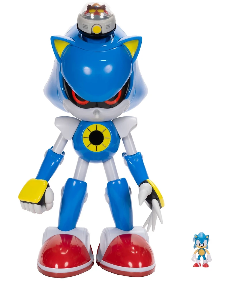 Sonic the Hedgehog 20" Giant Metal Sonic vs. Sonic Playset, Ages 3+