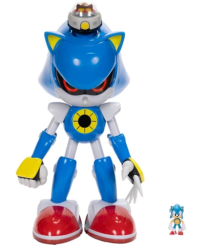 Sonic the Hedgehog 20" Giant Metal Sonic vs. Sonic Playset, Ages 3+