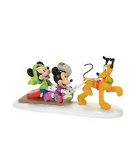 Department 56 Mickey's Christmas Village Pluto's Toboggan Ride