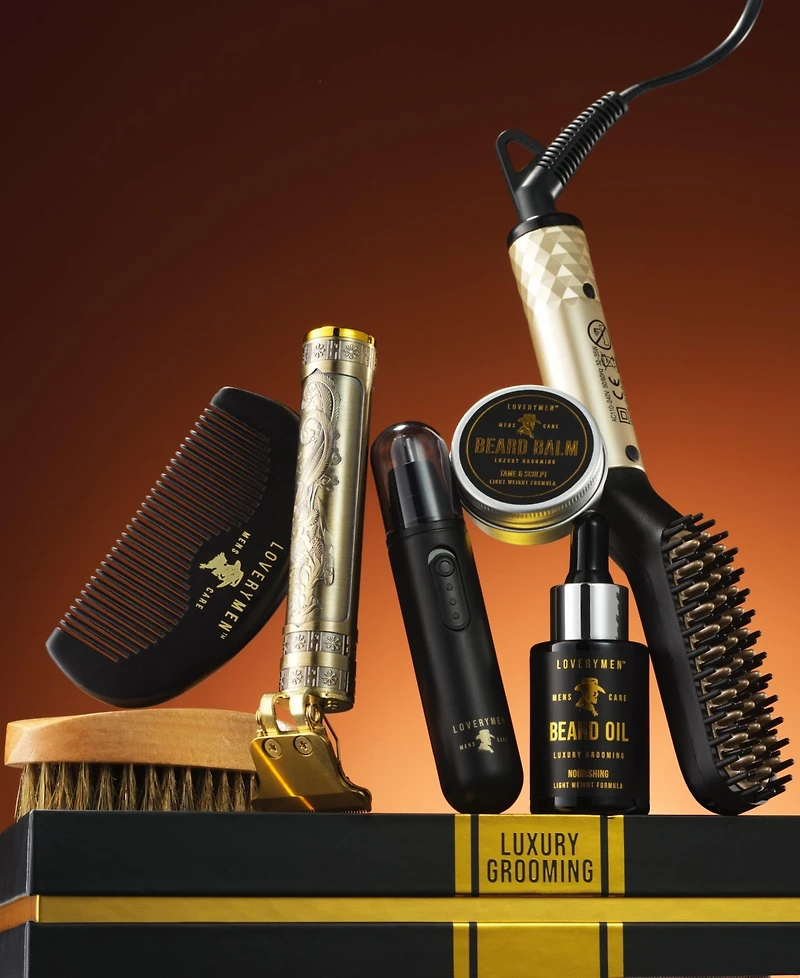Lovery 16-Piece Luxury Beard Grooming Gift Set