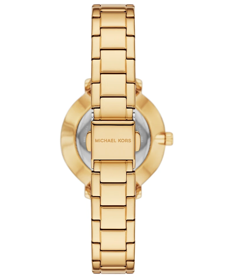 Michael Kors Women's Pyper Two-Hand Gold-Tone Stainless Steel Watch 32mm