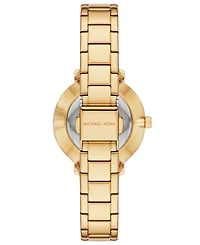 Michael Kors Women's Pyper Two-Hand Gold-Tone Stainless Steel Watch 32mm