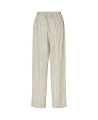 Masai Copenhagen Women's Mapippie Linen-Blend Pinstripe Wide-Leg Trousers