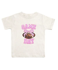 Sweet Wink Big Girls Game Day Sequin Patch Short Sleeve T-Shirt
