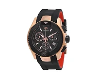 Technomarine Men's Tm-616005 UF6 Quartz Black Dial Watch