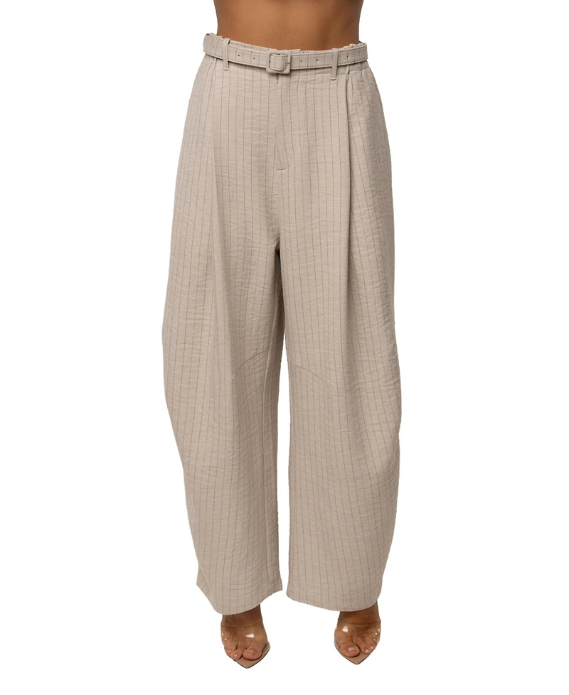 Jluxlabel Women's Power Pinstripe Pant Set