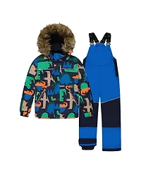 Deux par Deux Toddler Boy (2T - 5T) Two Piece Discover Snowsuit
