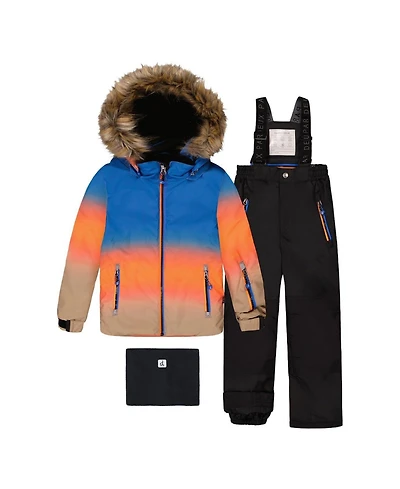 Deux par Little and Big Boy 6-14 Two Piece Play Snowsuit
