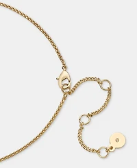 Karl Lagerfeld Paris Pave Link Lariat Necklace, X" + 3" extender