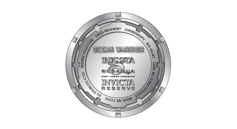 Invicta Men's 47851 Reserve Quartz 3 Hand Dial Watch