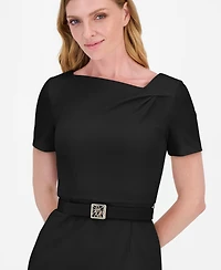 Anne Klein Women's Boat Neck Dress