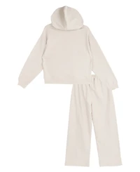 Tween Diva Girls' 7-20 Long-Sleeve Gray Star Hoodie and Pants, 2-Piece set