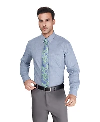 Club Room Men's Regular-Fit Stretch Plaid Dress Shirt