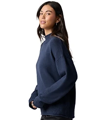Florence By Mills Juniors' Mock Neck Long-Sleeve Sweater